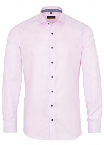Розовая рубашка однотонная Eterna