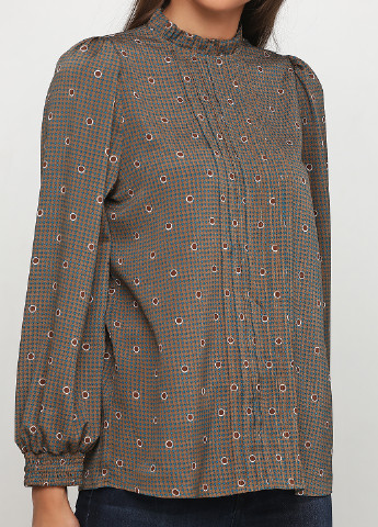 Оливковая (хаки) демисезонная блуза Minus