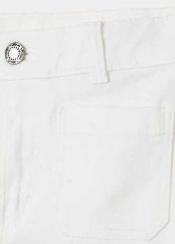 Белые брюки H&M