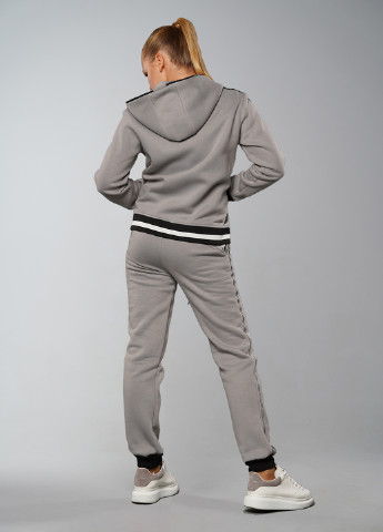 Серый зимний костюм (толстовка, брюки) брючный Tiaren