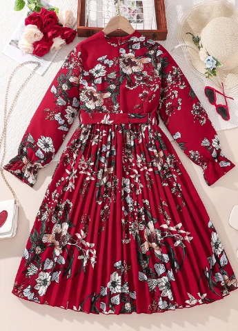 Красное платье SHEIN (325533621)
