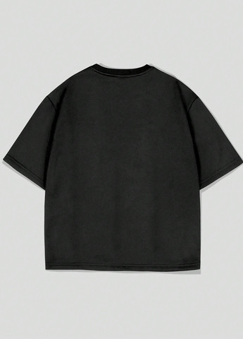 Черная футболка SHEIN