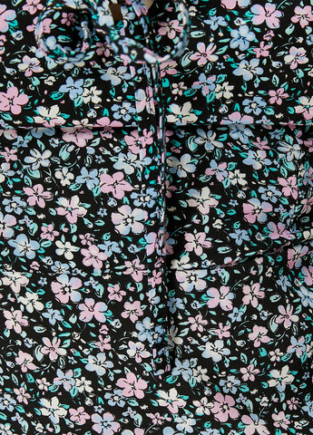 Комбінована кежуал сукня кльош KOTON з квітковим принтом