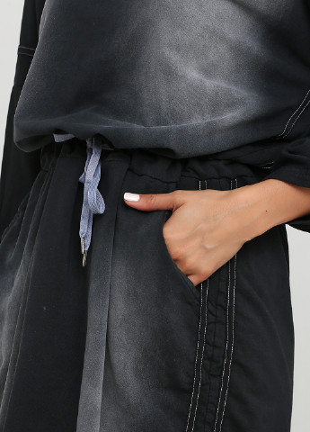 Черное кэжуал платье Made in Italy однотонное