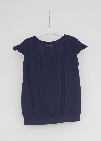Темно-синяя летняя футболка с коротким рукавом Bellerose