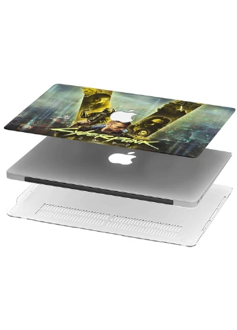 Чехол пластиковый для Apple MacBook Pro 13 A1706 / A1708 / A1989 / A2159 / A1988 Киберпанк 2077 (Cyberpunk 2077) (9648-2483) MobiPrint (218865609)