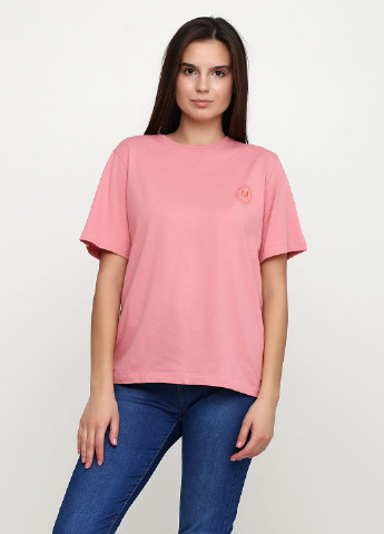 Розовая летняя футболка MSCH