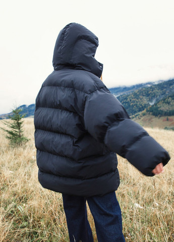 Черная зимняя куртка Gepur