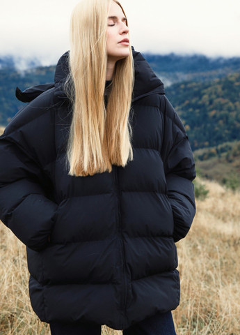 Черная зимняя куртка Gepur