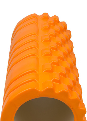 Масажний ролик 33 см Multi-Function помаранчевий (валик + ролер-циліндр для йоги, масажу всього тіла: рук, ніг, спини) EasyFit (237657496)