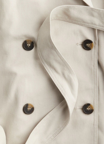 Плащ H&M тренчкот на гудзиках демісезон (364525198)