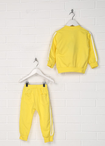 Жовтий демісезонний костюм (кофта, штани) брючний Byaxbxya
