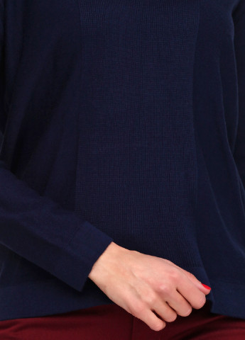Темно-синий демисезонный пуловер пуловер Signature
