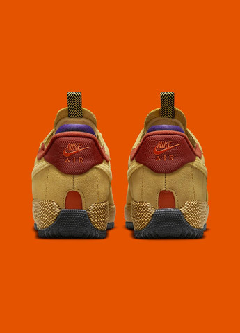 Кроссовки FB2348-700 Nike Air Force 1 Wild Low Wheat Gold горчичные демисезоны (317279591)