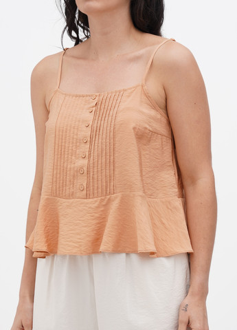 Персикова блуза YAS