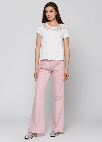Розовые кэжуал летние брюки Mavi