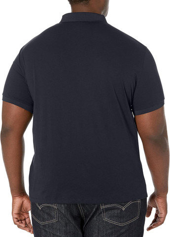 Индиго футболка-поло для мужчин Armani Exchange с надписью