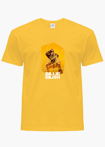 Желтая демисезонная футболка детская билли айлиш (billie eilish)(9224-1216) MobiPrint