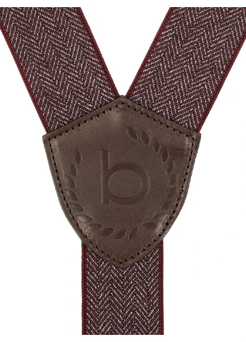 Чоловічі підтяжки Червоні Bugatti (253724150)