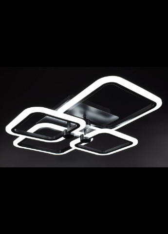 Люстра потолочная LED с пультом A2503/2+2-bk Черный 10х50х60 см. Handmade (234537556)