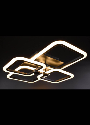 Люстра потолочная LED с пультом A2503/2+2-bk Черный 10х50х60 см. Handmade (234537556)