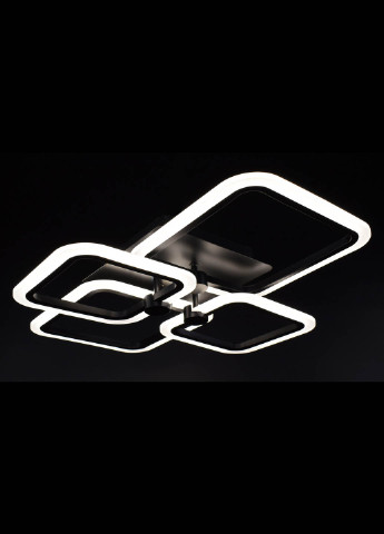 Люстра потолочная LED с пультом A2503/2+2-bk Черный 10х50х60 см. Handmade (234537556)