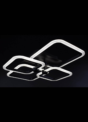 Люстра потолочная LED с пультом A2503/2+2-bk Черный 10х50х60 см. Handmade (234537556)