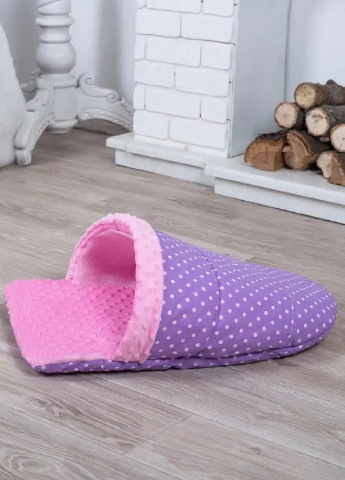 Лежак лежанка для котов и собак тапочка спальное место 60х45 см (233435-De) Фиолетовый с розовым Francesco Marconi (250498804)