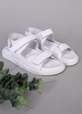 Белые босоножки shoesband Brand на липучке