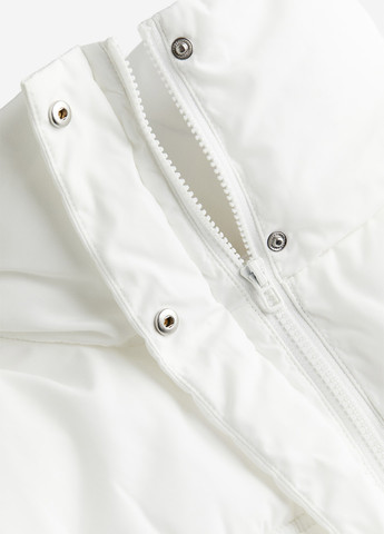 Белая зимняя куртка H&M