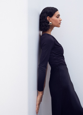 Чёрная блуза H&M