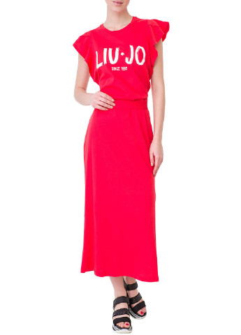 Червона кежуал плаття, сукня Liu Jo однотонна