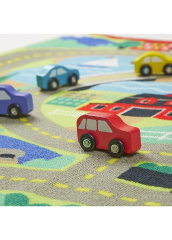 Детский коврик Городская дорога с машинками (MD19400) Melissa&Doug (254069823)