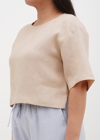 Бежевая блуза Silence