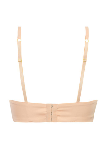 Бежевый бюстгальтер Hunkemoller без косточек полиэстер