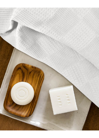 Набор полотенец CUBE COFFE / WHITE (75х95 см - 1 шт и 75х130 см - 1 шт) Cosas однотонный бежевый