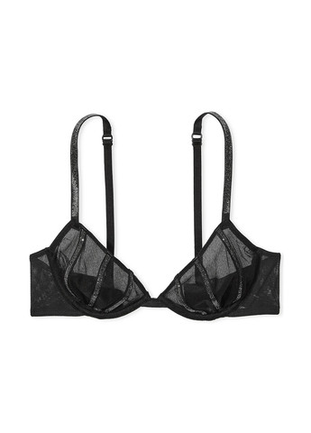 Черный демисезонный комплект (бюстгальтер, трусики) Victoria's Secret