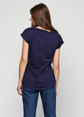 Темно-синяя летняя футболка Zava
