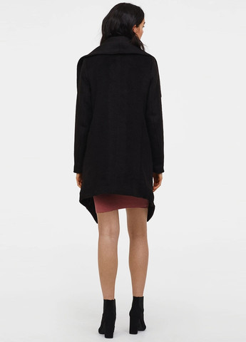 Чорне демісезонне Пальто однобортне H&M