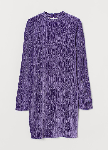 Фіолетова кежуал сукня, сукня H&M однотонна