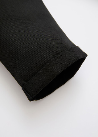Комбинезон DeFacto комбинезон-брюки однотонный чёрный кэжуал хлопок