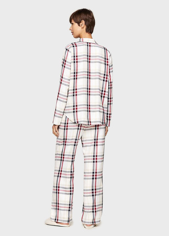 Комбинированная всесезон комплект (пижама (рубашка, брюки), тапочки) рубашка + брюки Tommy Hilfiger