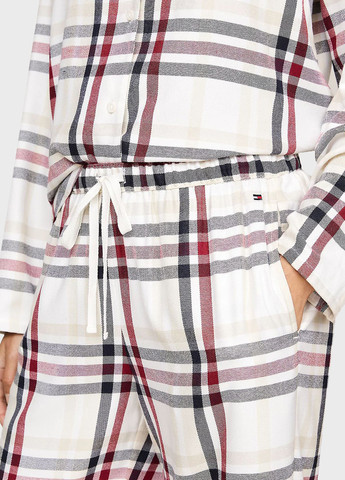 Комбинированная всесезон комплект (пижама (рубашка, брюки), тапочки) рубашка + брюки Tommy Hilfiger