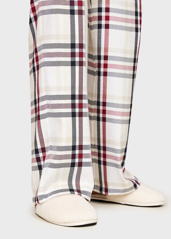 Комбинированная всесезон комплект (пижама (рубашка, брюки), тапочки) рубашка + брюки Tommy Hilfiger