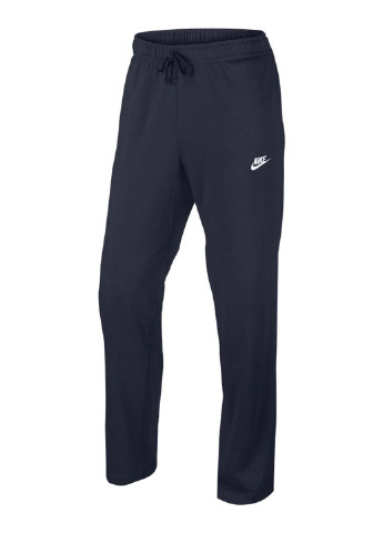 Темно-синие спортивные демисезонные прямые брюки Nike