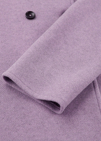 Лілове демісезонне Пальто двобортне SHEIN