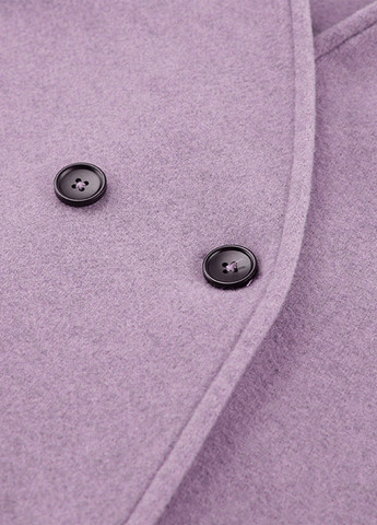 Лілове демісезонне Пальто двобортне SHEIN