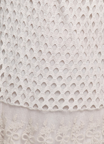 Песочное кэжуал платье а-силуэт Made in Italy однотонное