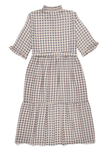 Бежевое кэжуал платье Love Copenhagen в клетку
