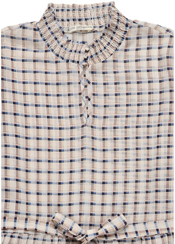 Бежевое кэжуал платье Love Copenhagen в клетку